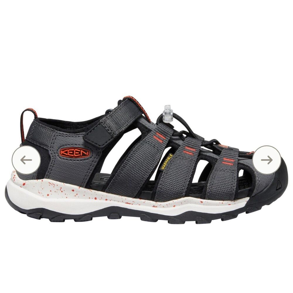 Keen Newport Neo H2 Sandals Grey/Orange Kids Size 13‎